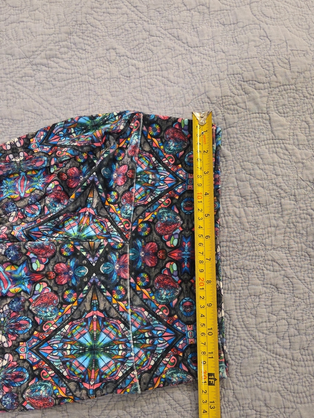 Warrior Within Designs x Love on Haight Ellie Paisley "Cathedral" Velvet Flares! - Picture 6 of 9